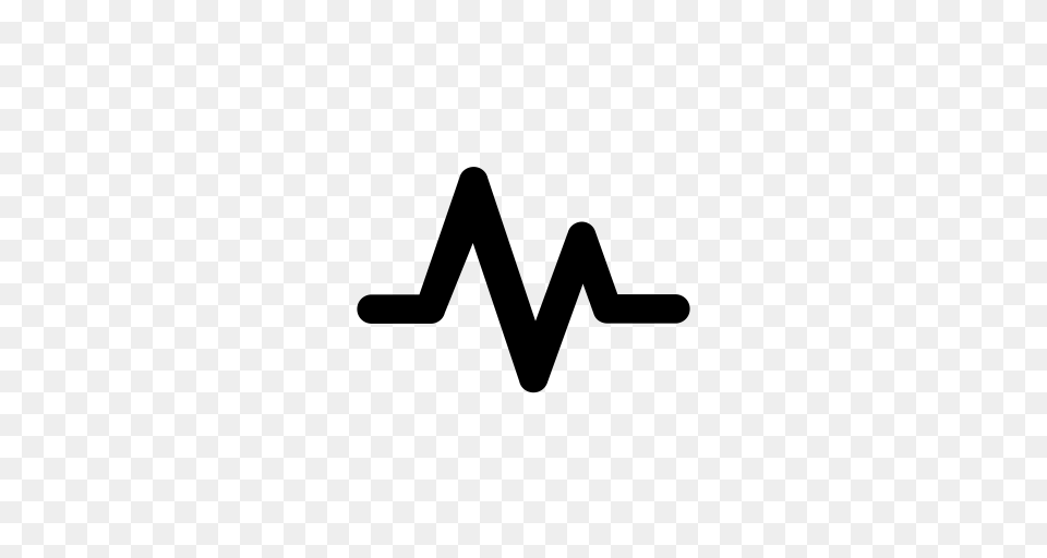 Pulse Pulse Sensor Icon With And Vector Format For, Gray Free Transparent Png
