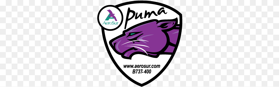 Puma Aerosur Vector Logo Lambang Puma, Sticker, Purple, Disk Free Png Download