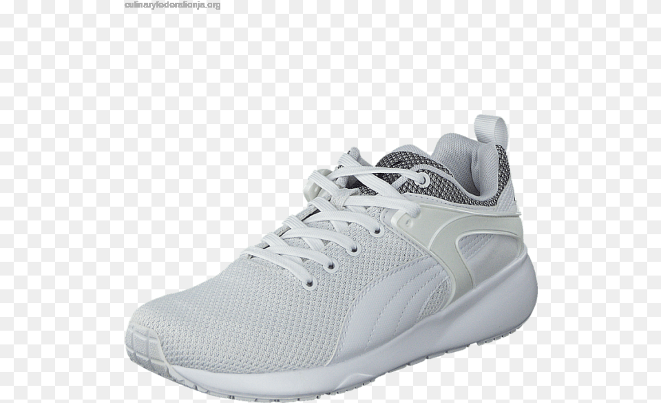 Puma Aril Blaze White White White Puma Runners Carson, Clothing, Footwear, Shoe, Sneaker Png Image