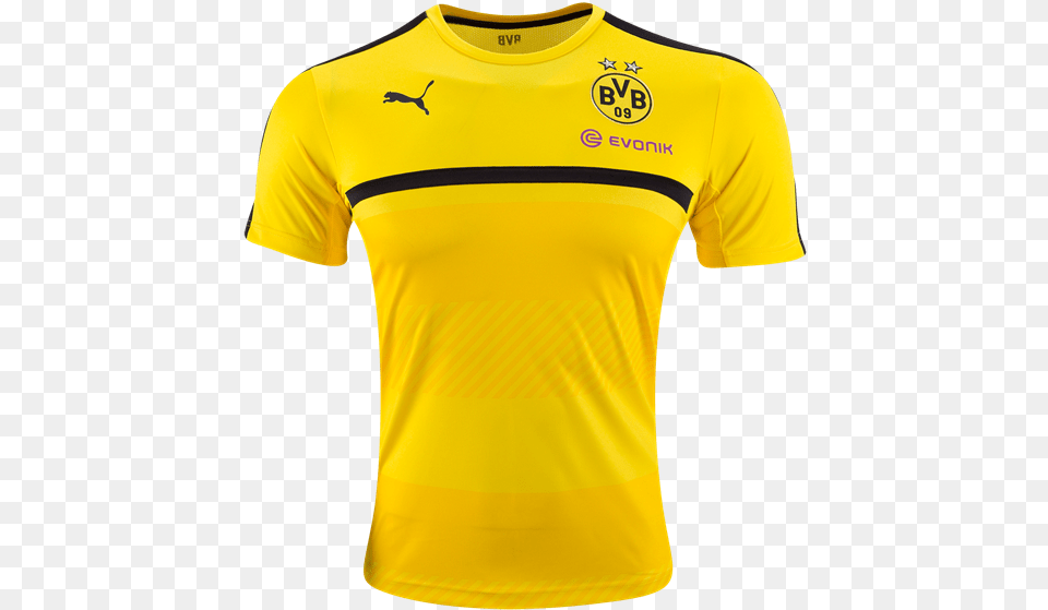 Puma Borussia Dortmund Training Jersey 1617 Chelsea Away 18, Clothing, Shirt, T-shirt Png Image