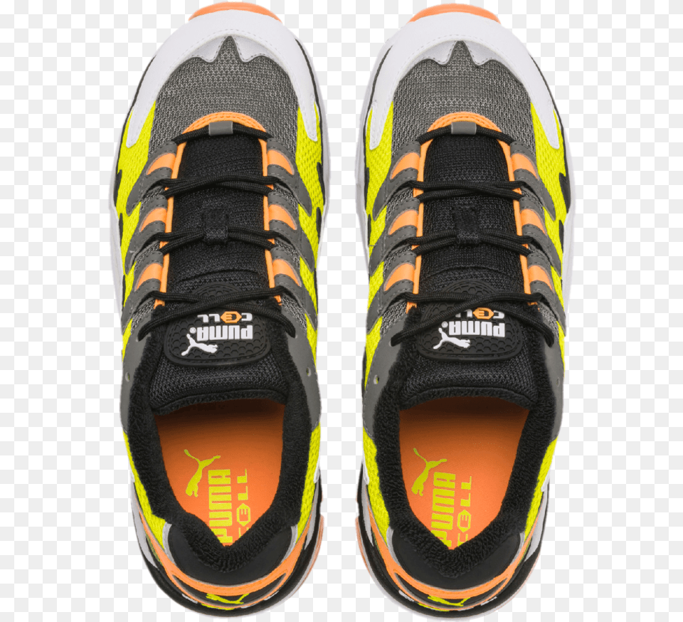 Puma Cell Alien Fluo Orange, Clothing, Footwear, Running Shoe, Shoe Free Png