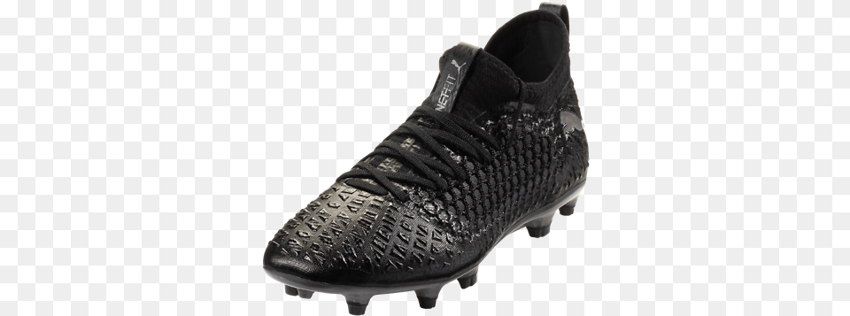 Puma Future 43 Netfit Fg Ag Black Silver Cleat Soccer Shoes Ebay Soccer Cleat, Clothing, Footwear, Shoe, Sneaker Free Transparent Png