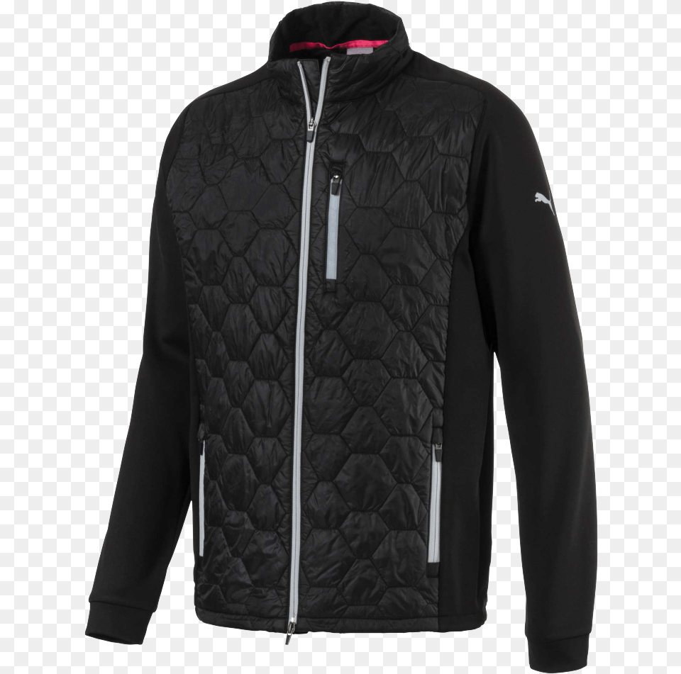 Puma Golf Mens Pwrwarm Extreme Dassler Jacket Black, Clothing, Coat Free Transparent Png