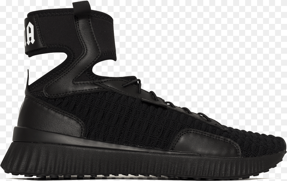 Puma Knitted Trainer Mid Basketball Shoe, Clothing, Footwear, Sneaker, Accessories Free Transparent Png