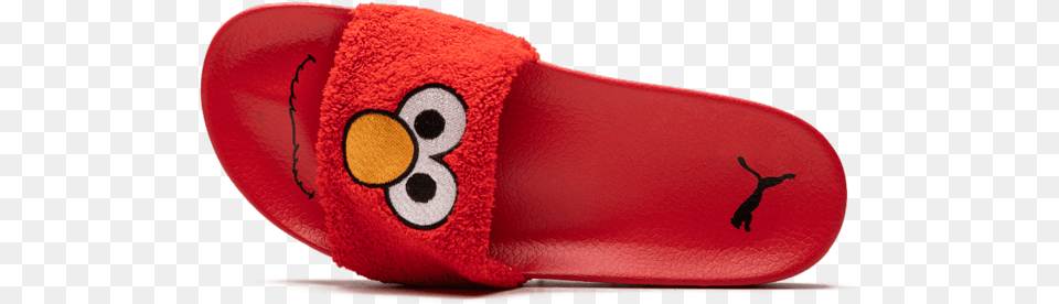 Puma Leadcat Sesame Street Elmo Slipper, Clothing, Footwear, Shoe Png