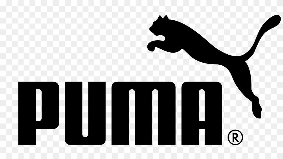 Puma Logo Background, Gray Free Png Download