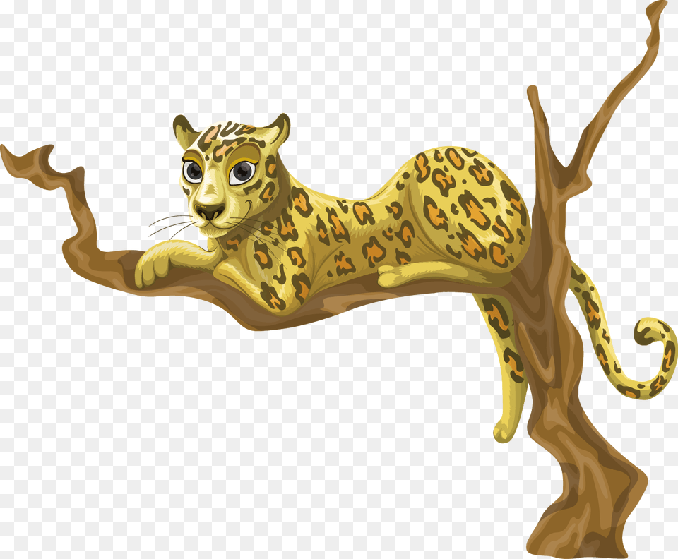 Puma Logo Clipart Jaguar Tree Jungle Clipart, Animal, Cheetah, Mammal, Wildlife Free Png