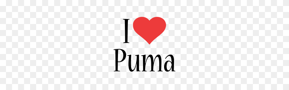 Puma Logo Name Logo Generator, Heart Free Transparent Png