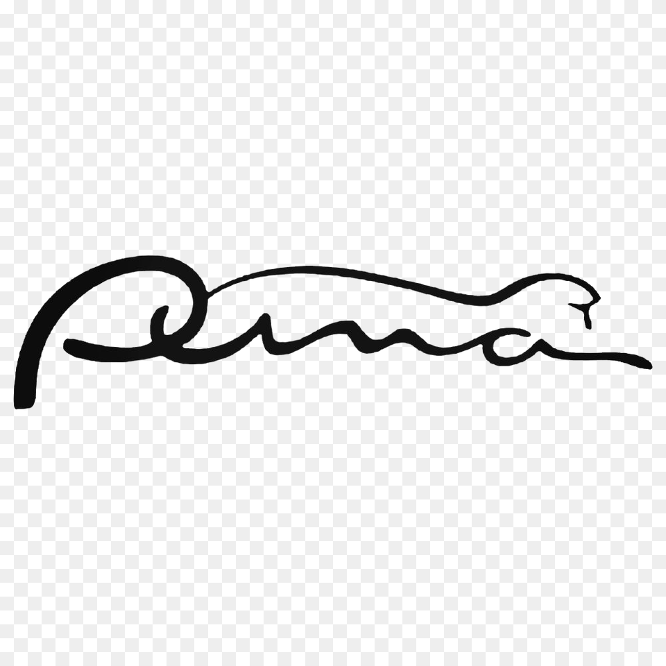 Puma Logo Photo Background, Handwriting, Text Free Transparent Png