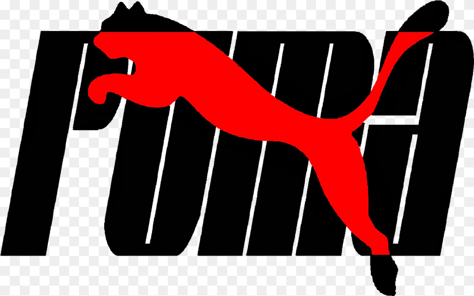 Puma Logo Puma Logo Red, Person, Symbol, Cutlery, Fork Png Image
