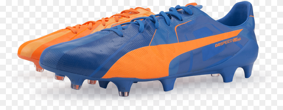 Puma Men S Evospeed Sl H2h Fg Orange Clown Fishelectric Soccer Cleat, Clothing, Footwear, Shoe, Sneaker Free Png Download