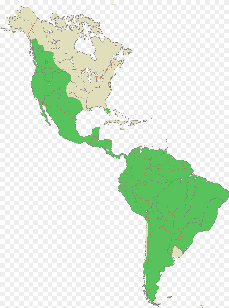 Puma Range Latin America Map Silhouette, Outdoors, Chart, Plot, Nature Free Transparent Png