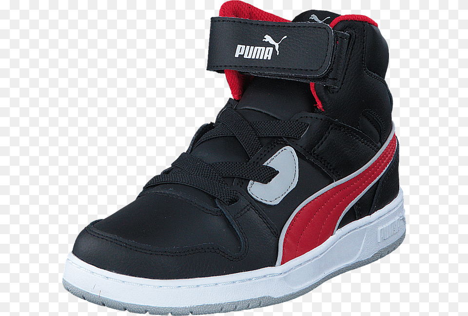 Puma Rebound Street L V Ps 008 Black 00 Womens Puma Se, Clothing, Footwear, Shoe, Sneaker Png