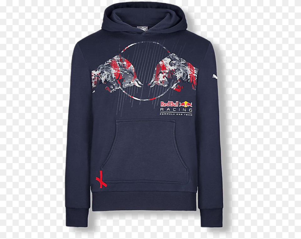 Puma Red Bull Hoodie Graphic, Clothing, Knitwear, Sweater, Sweatshirt Free Png Download