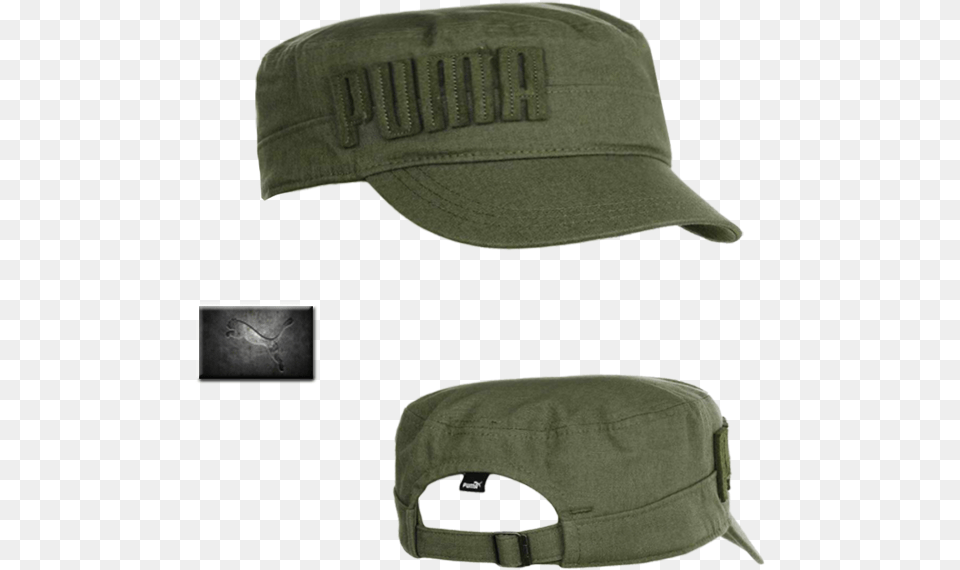 Puma Simon Military Cap Olive Green Man Puma Caps, Baseball Cap, Clothing, Hat Free Png Download