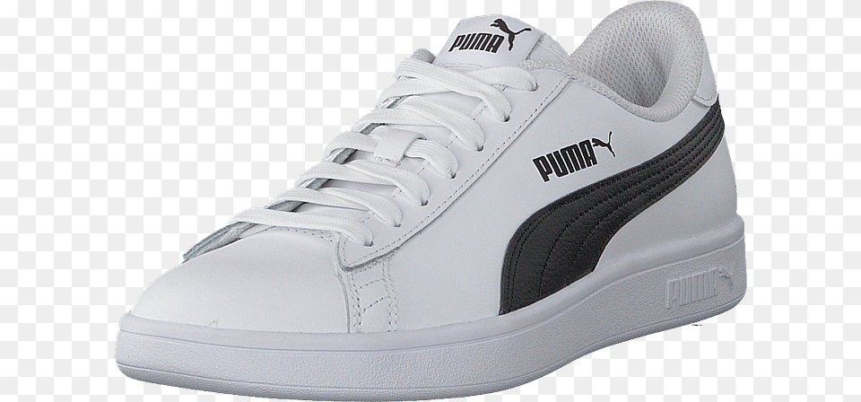 Puma Smash V2 L Puma White Puma Black Puma Smash V2 L, Clothing, Footwear, Shoe, Sneaker Png