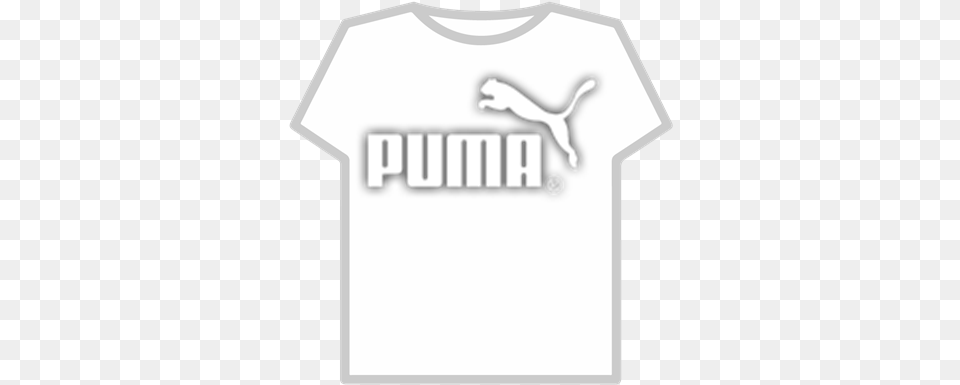 Puma T Shirt Roblox Girl, Clothing, T-shirt Free Png Download
