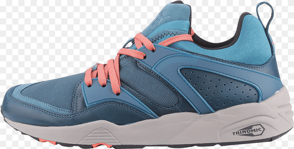 Puma Trinomic Blaze Of Glory Leather Legion Blue Sneakers, Clothing, Footwear, Shoe, Sneaker Png Image