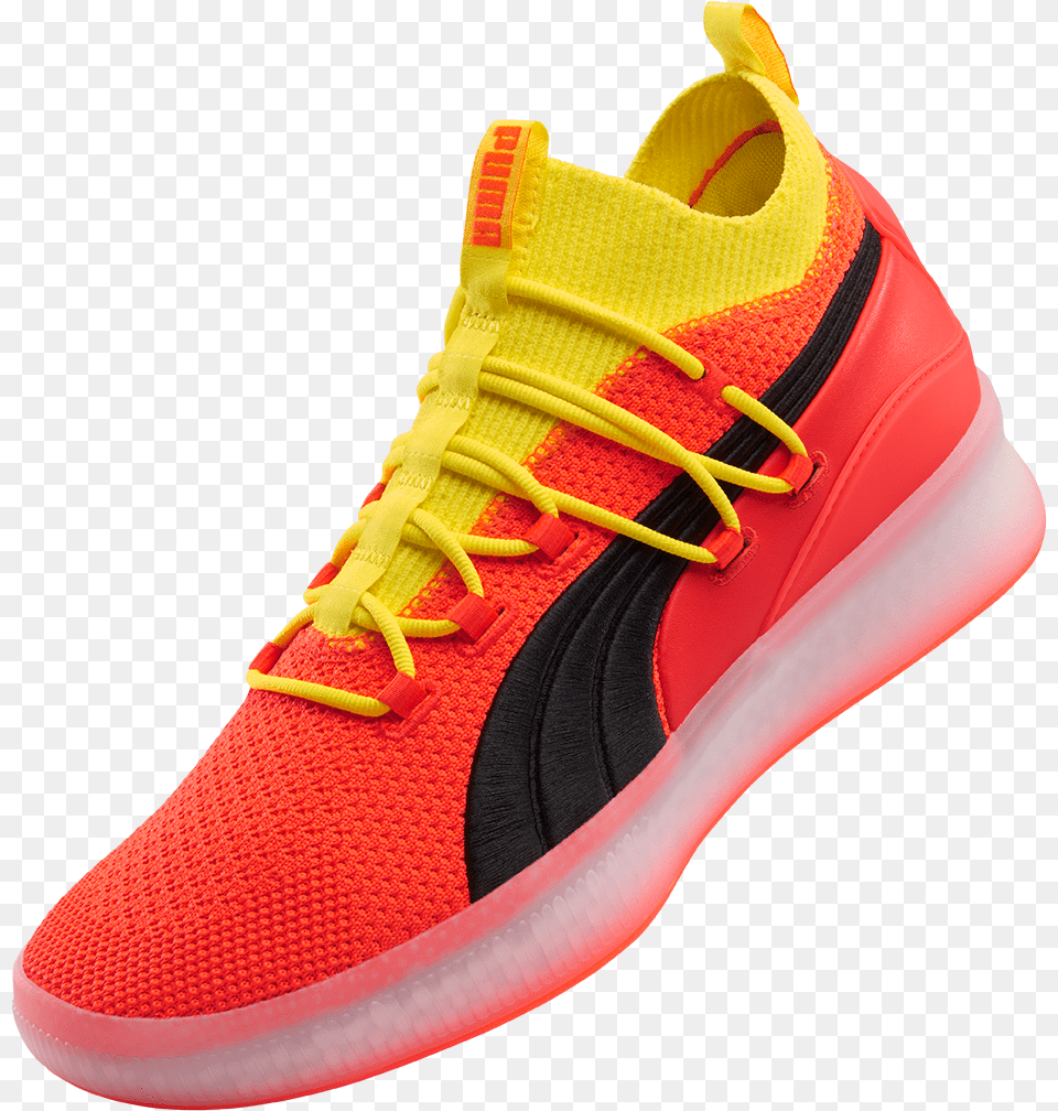 Pumaquots Clyde Shoe Deandre Ayton Puma Shoes, Clothing, Footwear, Sneaker, Running Shoe Free Transparent Png