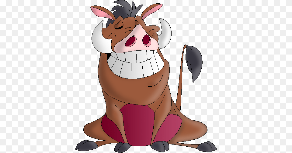 Pumbaa Flashes A Grin Ps D By Ldejruff Portable Network Graphics, Person, Snout, Animal, Mammal Free Png Download