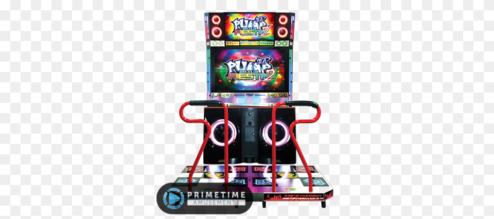 Pump It Up Fiesta 2 Pump It Up Cx Machine, Arcade Game Machine, Game, Monitor, Hardware Png Image