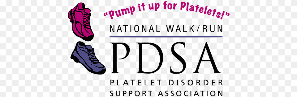 Pump It Up For Platelets Chicagoitpsupport Platelet Disorder Support Association, Clothing, Footwear, Shoe, Sneaker Png Image