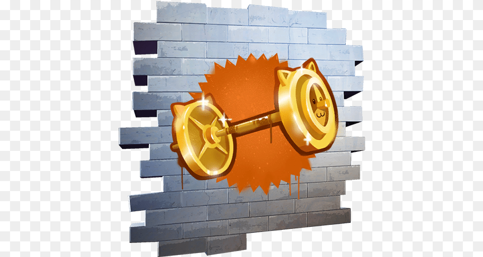 Pumping Gold Fortnite Ride The Corn Spray, Machine, Wheel, Tape Png