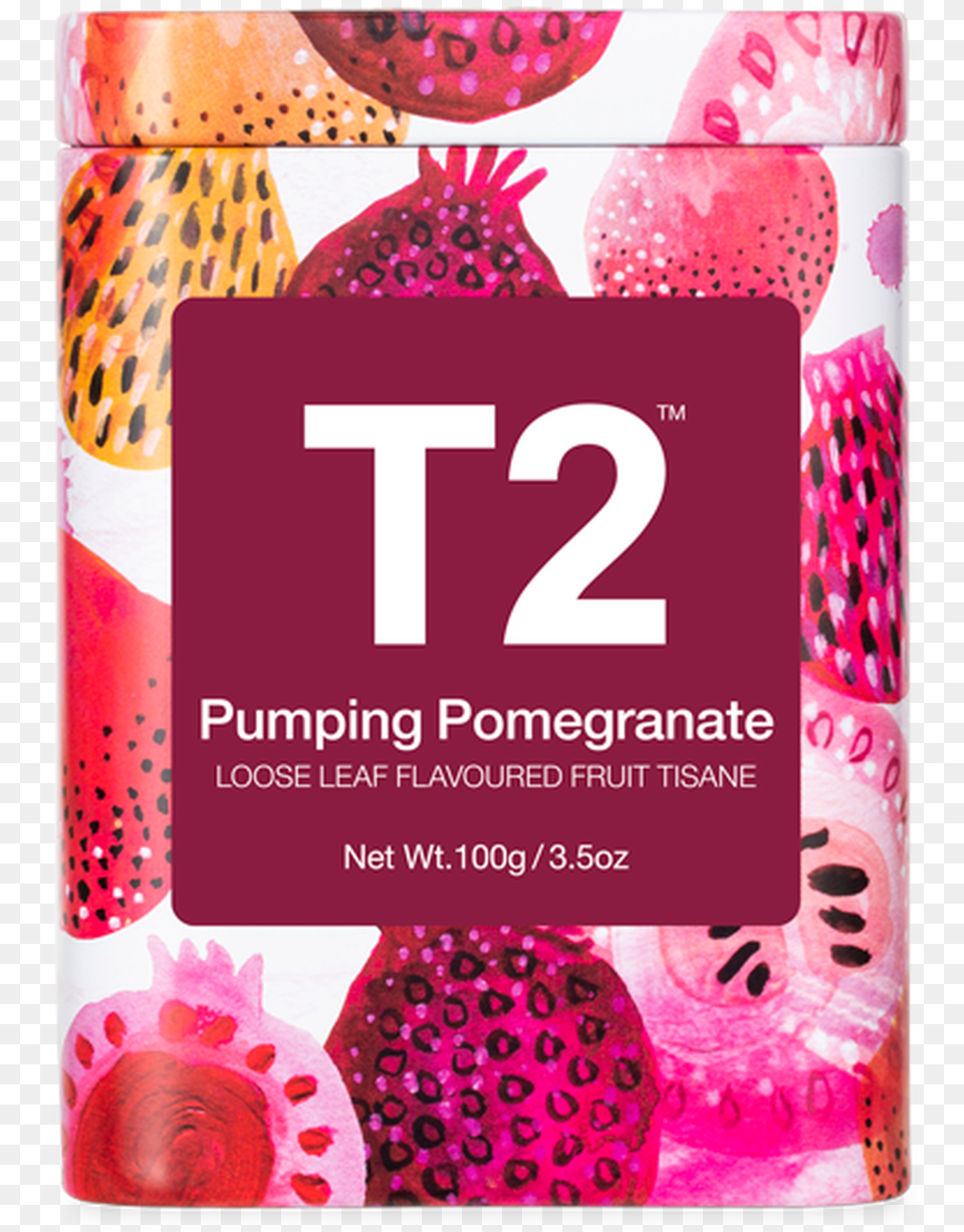 Pumping Pomegranate 100g T2 Icon Tin T2 Tea, Advertisement, Poster, First Aid, Text Free Png Download