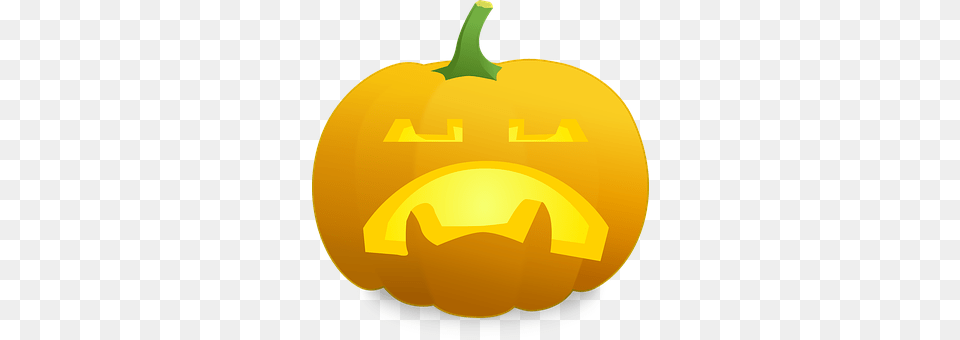 Pumpkin Food, Produce, Plant, Vegetable Png Image