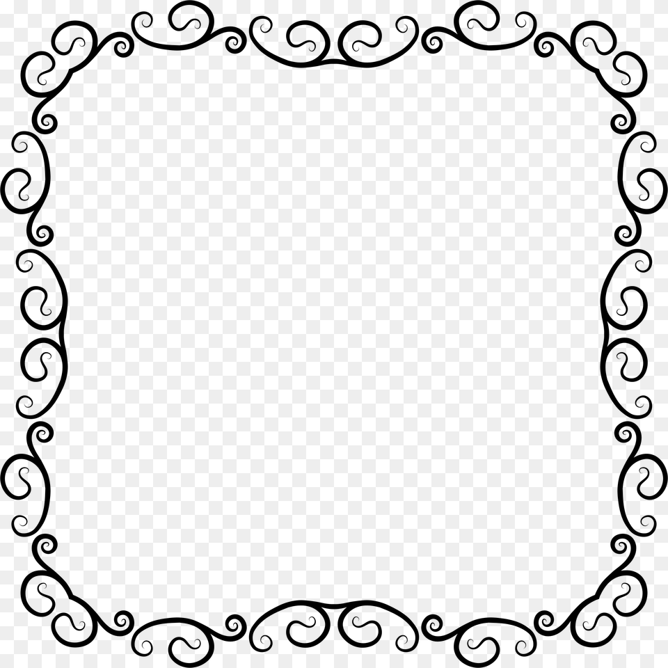 Pumpkin Border Clipart Black And White, Home Decor, Pattern, White Board Free Png Download