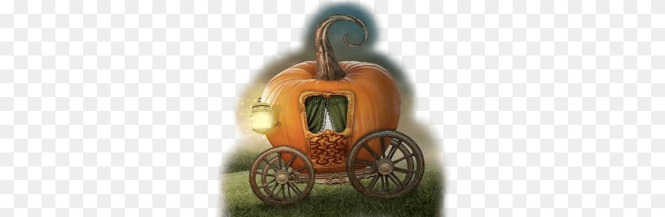 Pumpkin Carriage, Plant, Food, Vegetable, Produce Free Png