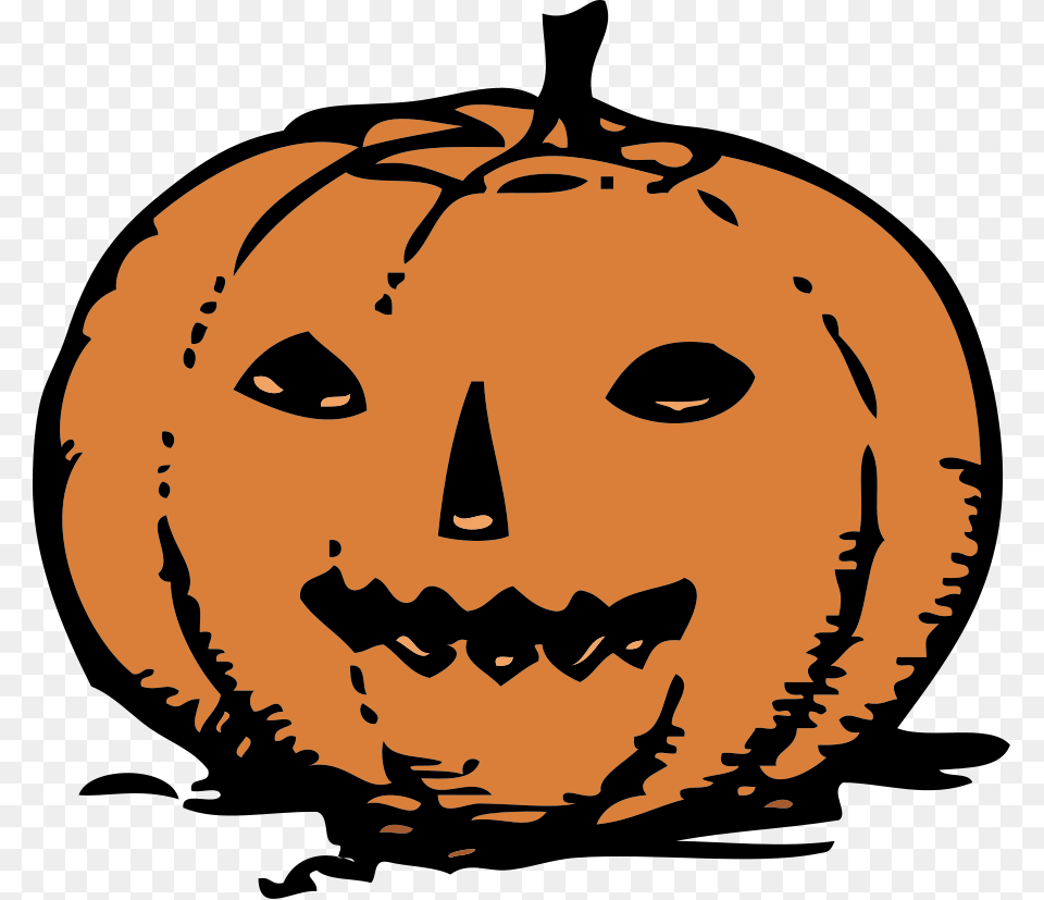 Pumpkin Cartoon, Food, Plant, Produce, Vegetable Free Png