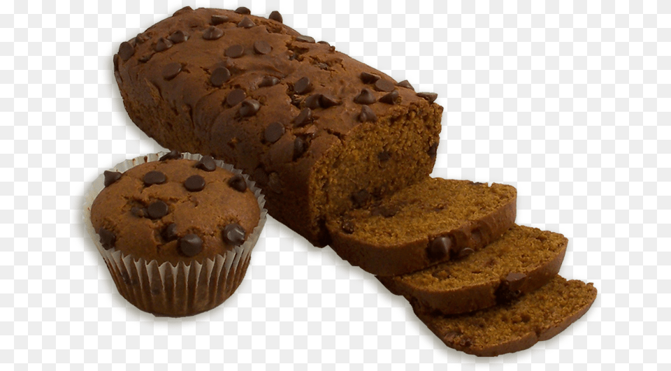 Pumpkin Chocolate Chip Dessert Bread Chocolate, Food Png Image