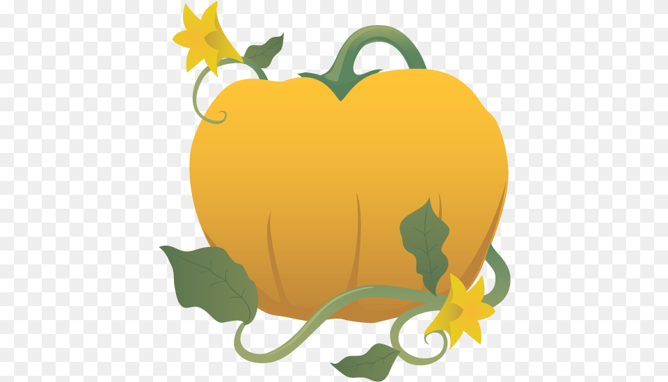 Pumpkin Clip Art For Preschool Clipart Images Pumpkin With Flowers Art, Food, Plant, Produce, Vegetable Free Transparent Png