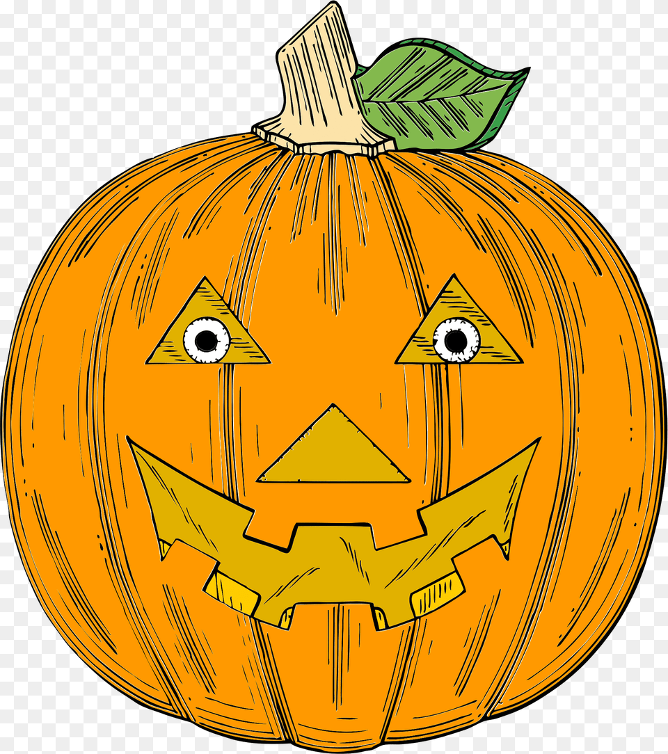 Pumpkin Clipart, Food, Plant, Produce, Vegetable Png Image