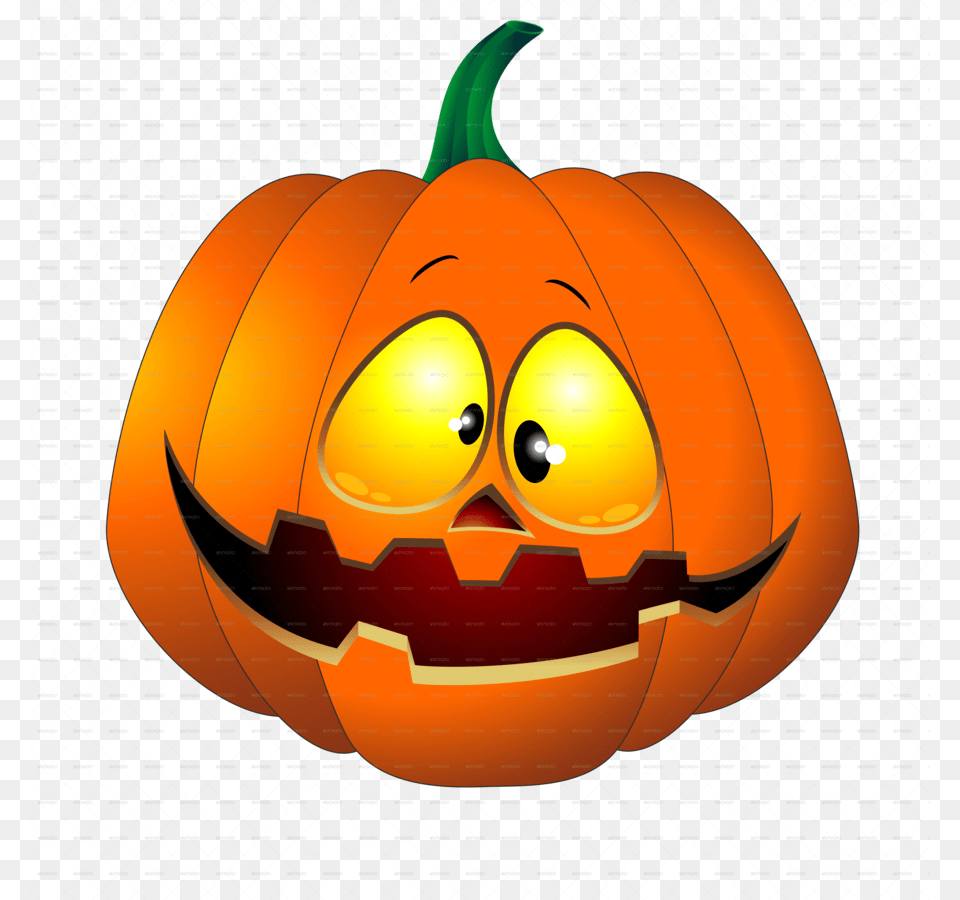 Pumpkin Clipart Jack O, Food, Plant, Produce, Vegetable Png