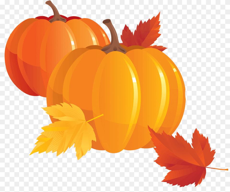 Pumpkin Clipart Junction Pumpkins Autumn Clipartimage Pumpkins Transparent, Food, Leaf, Plant, Produce Free Png Download