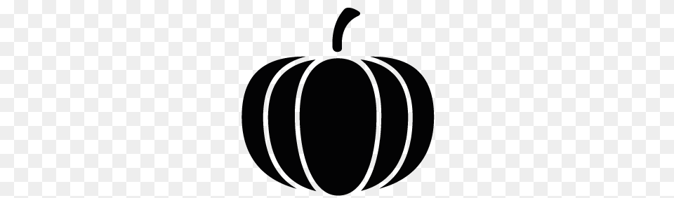 Pumpkin Clipart Silhouette, Food, Plant, Produce, Vegetable Free Png