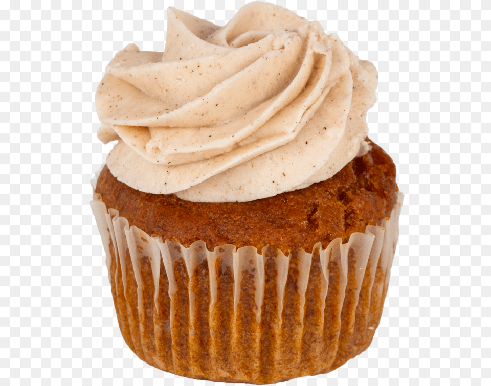 Pumpkin Cupcake 2 Cupcake, Cake, Cream, Dessert, Food Png Image