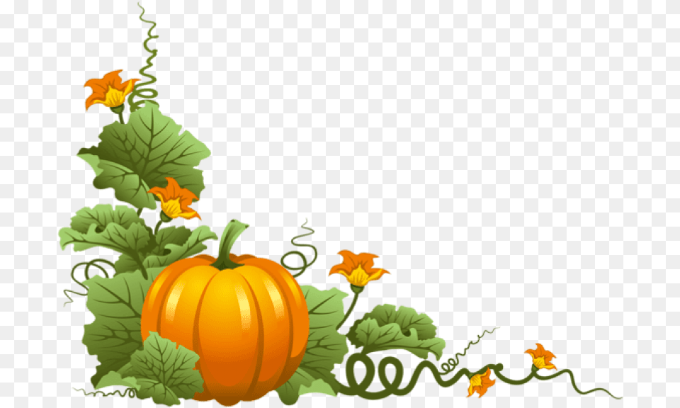 Pumpkin Decor Images Background Pumpkin Plant Clipart, Food, Produce, Vegetable Free Png Download