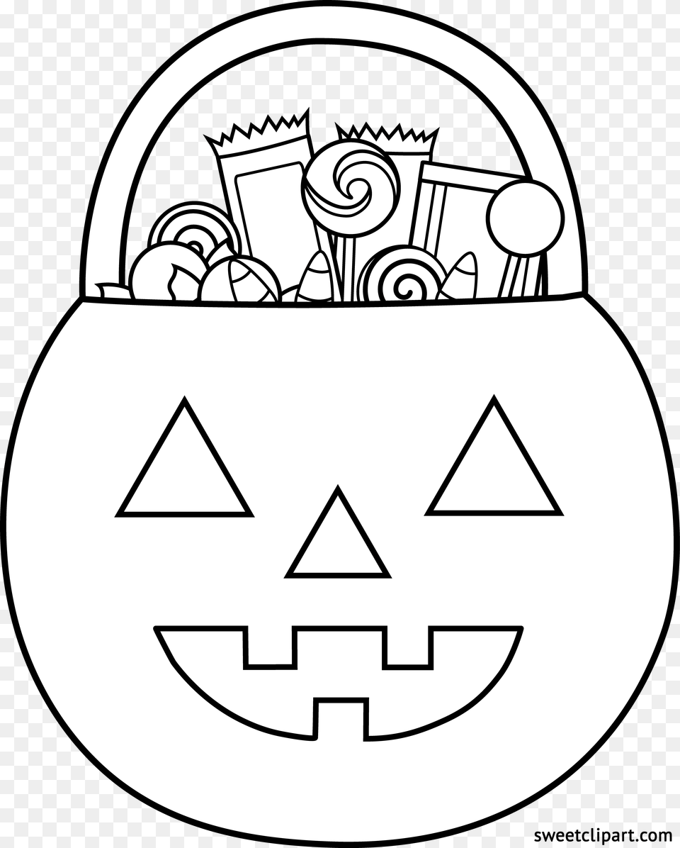 Pumpkin Drawing Candy Clipart Black And White, Ammunition, Grenade, Weapon, Festival Png Image