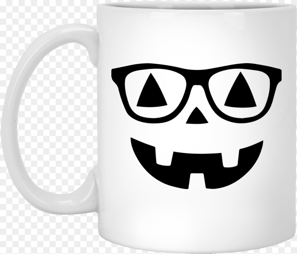 Pumpkin Face, Cup, Accessories, Glasses, Beverage Free Png Download