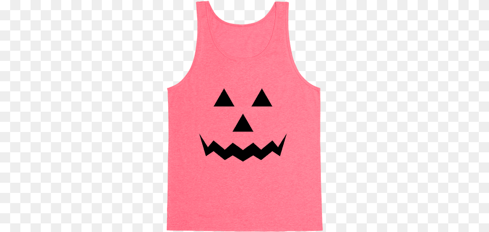 Pumpkin Face Costume Tank Top Often Imitated But Never Replicated, Clothing, Tank Top, Vest Png Image