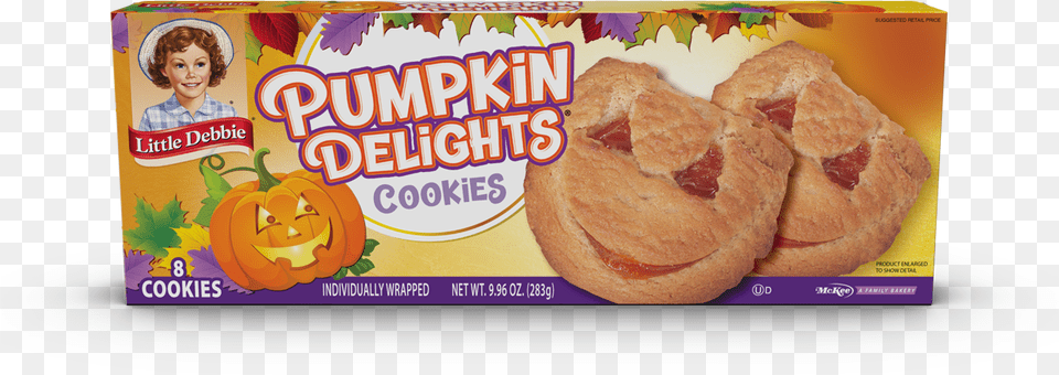 Pumpkin Face Little Debbie, Bread, Food, Person, Head Png Image