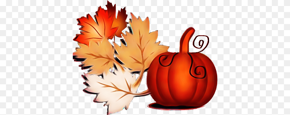 Pumpkin Fall Pumpkins Thank You Thanks Giving, Food, Leaf, Plant, Produce Free Png Download