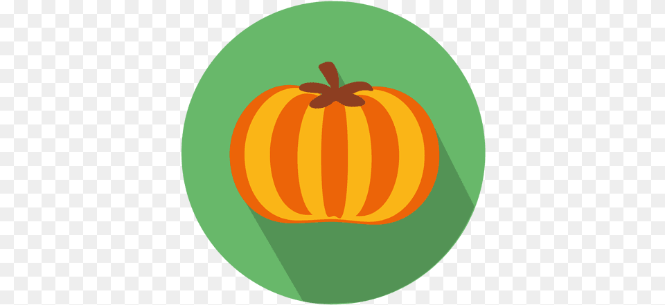 Pumpkin Flat Circle Icon U0026 Svg Vector File Pumpkin In A Circle, Food, Plant, Produce, Vegetable Free Png Download