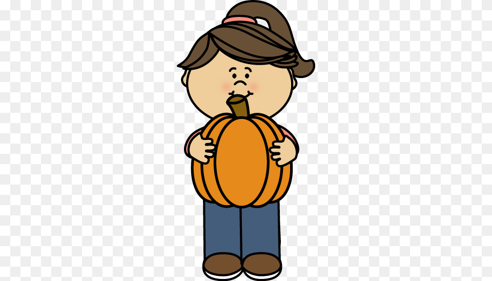 Pumpkin Girl Cliparts, Food, Plant, Produce, Vegetable Free Png