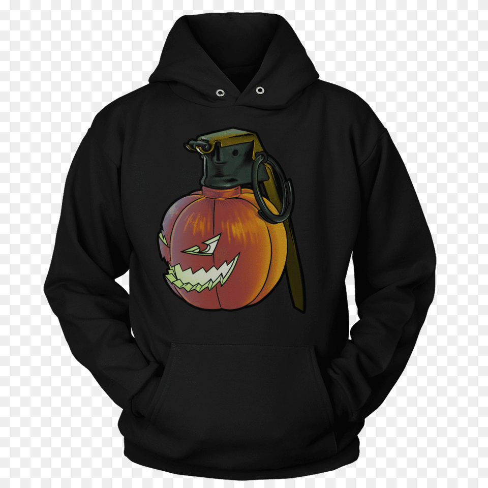 Pumpkin Grenade American Af, Clothing, Hoodie, Knitwear, Sweater Free Transparent Png