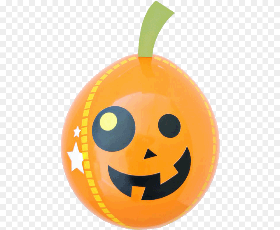 Pumpkin Halloween Calabaza En Globo Clipart Full Size Happy, Food, Plant, Produce, Vegetable Png