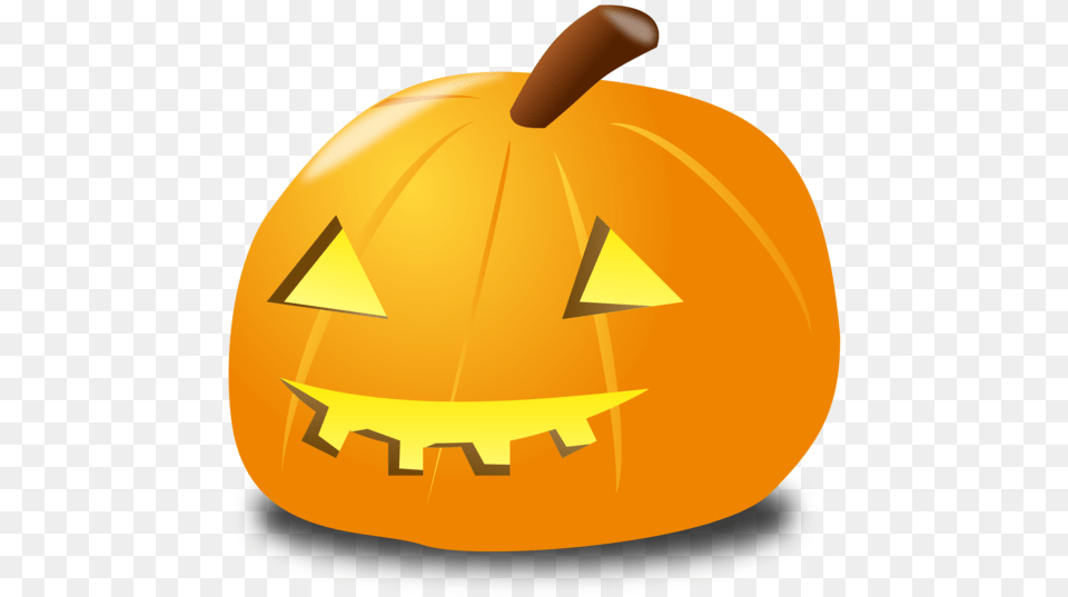 Pumpkin Halloween Ikon, Food, Plant, Produce, Vegetable Free Png Download